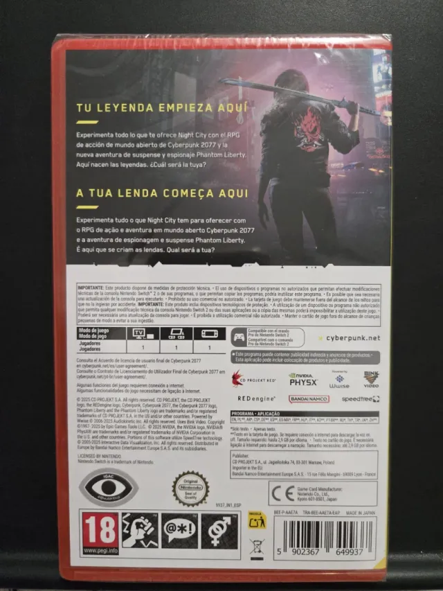 Cyberpunk 2077 Ultimate Edition Nintendo Switch 2