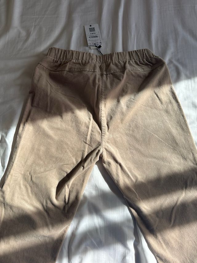 Pantalón micropana beige
