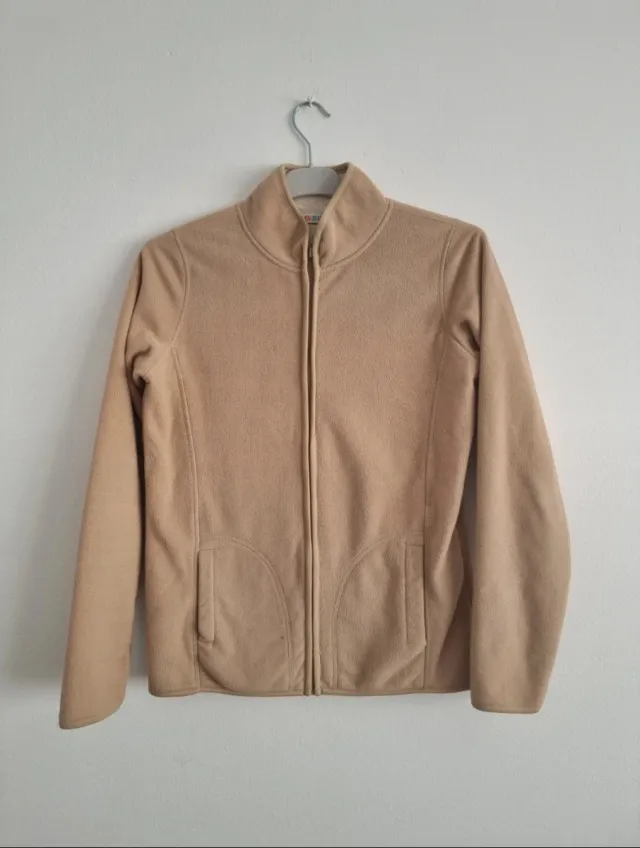 Chaqueta polar beige
