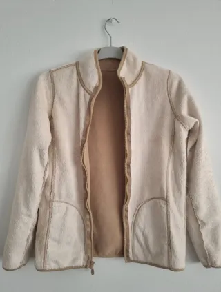 Chaqueta polar beige
