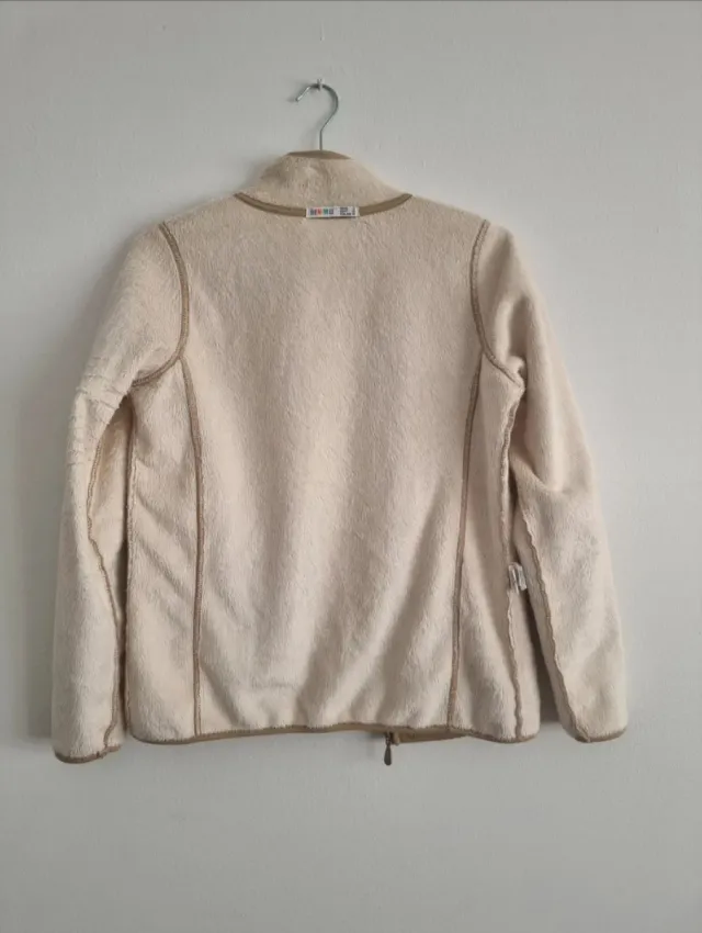 Chaqueta polar beige