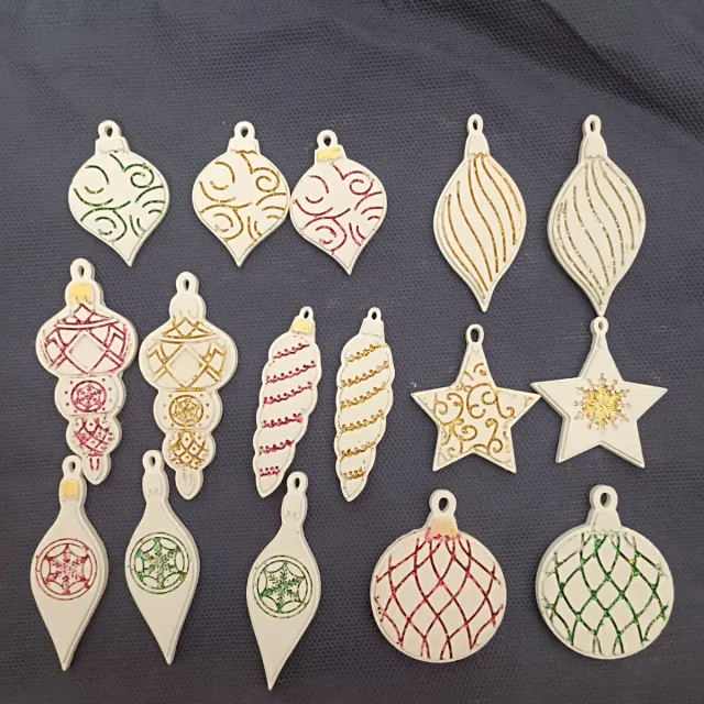 Decorazioni Natalizie Varie Glitter