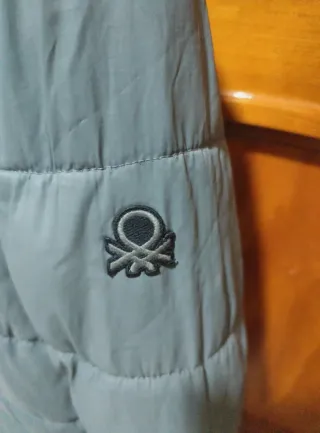 Chaqueta polar Benetton mujer gris