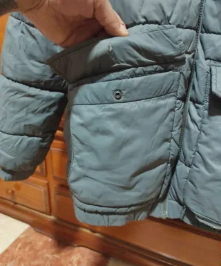 Chaqueta polar Benetton mujer gris