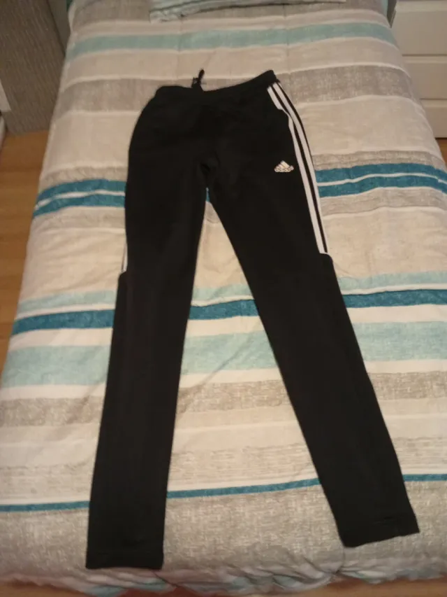 Pantalón Adidas Negro Largo