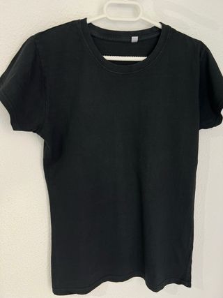 Camiseta JHK Negra M Manga Corta