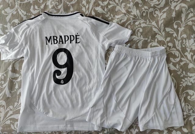 Equipación Real Madrid niño blanca