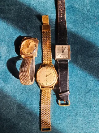 Lote 3 relojes vintage,duward,festina,thermidor