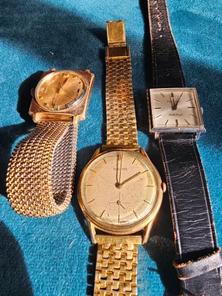 Lote 3 relojes vintage,duward,festina,thermidor