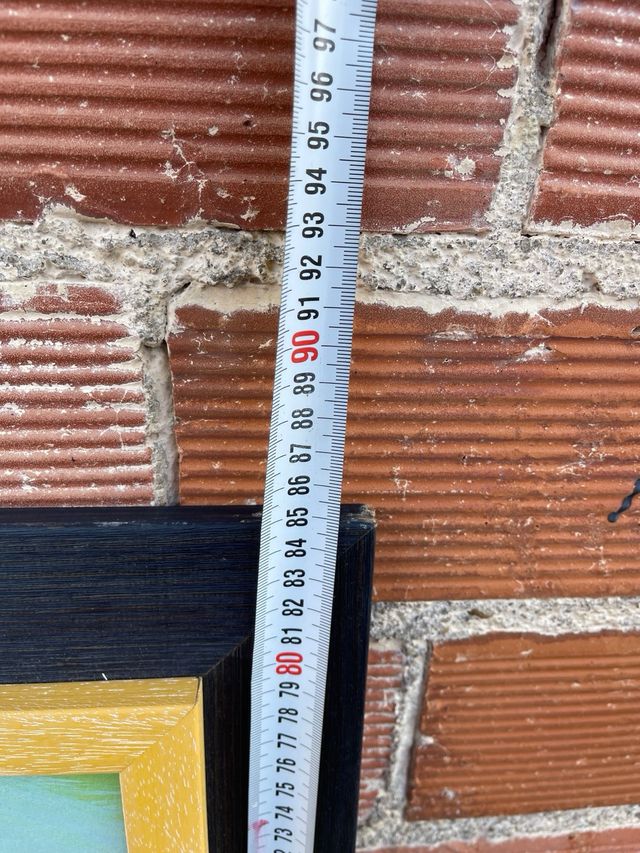 Precioso cuadro de flores amarillas y verdes