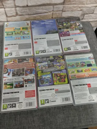 6 Cajas Vacías Nintendo Switch a 6€ cada una.