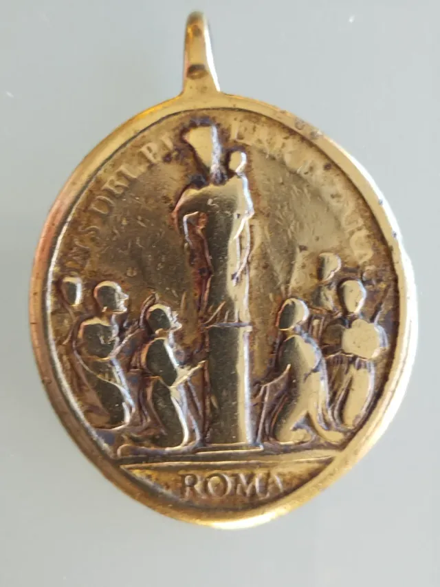 Medalla Religiosa del pilar s. XVII/XVIII