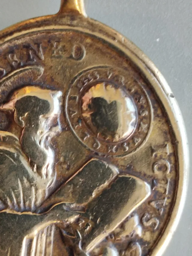 Medalla Religiosa del pilar s. XVII/XVIII