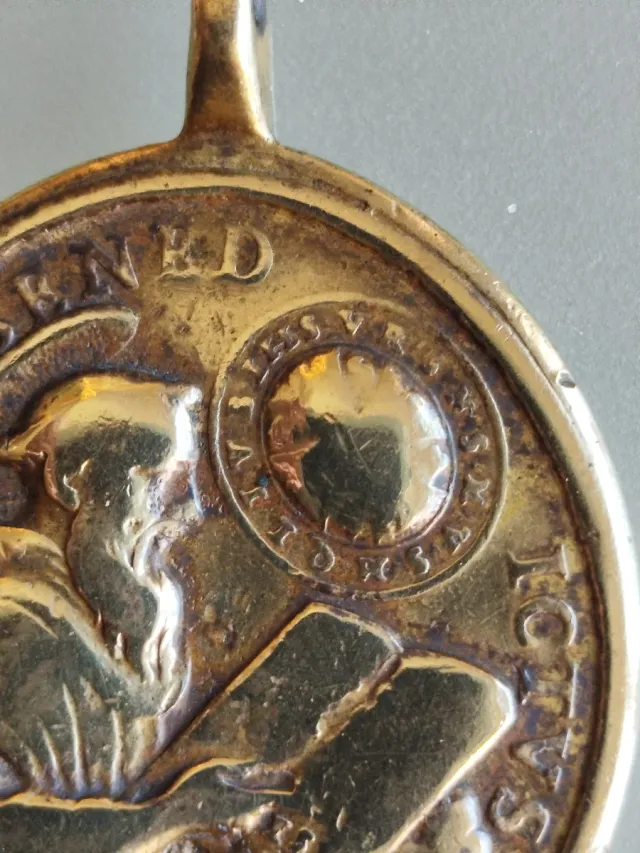 Medalla Religiosa del pilar s. XVII/XVIII