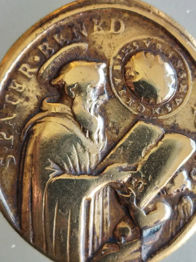 Medalla Religiosa del pilar s. XVII/XVIII