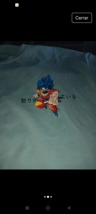 Camiseta Dragon Ball Z Goku Super Saiyan Blue