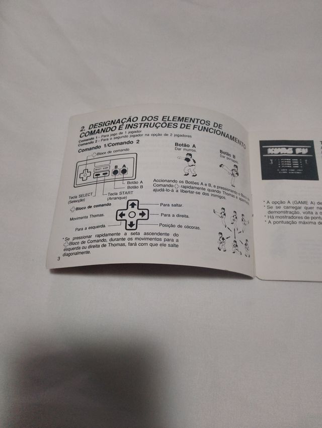 Manual Kung Fu NES (Portugués)