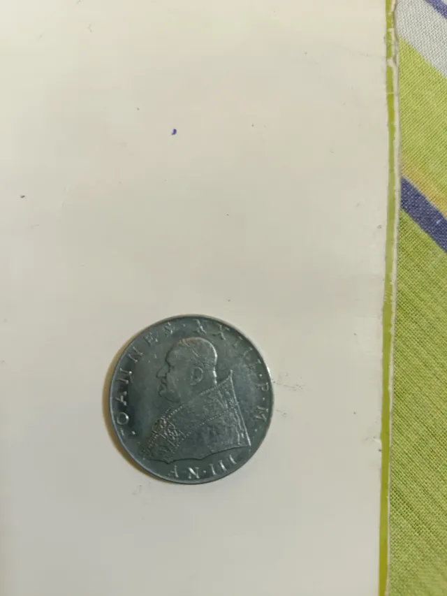 Moneda 100 Liras Vaticano Joanes xxlll