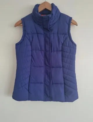 Chaleco acolchado azul