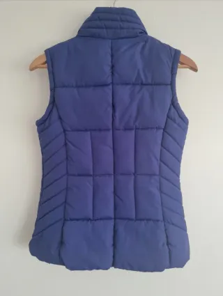 Chaleco acolchado azul