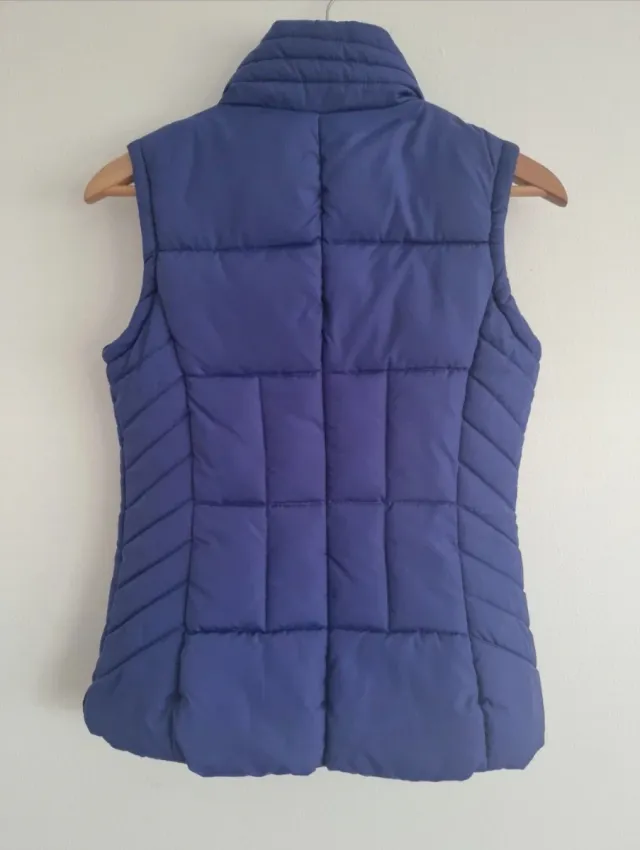 Chaleco acolchado azul