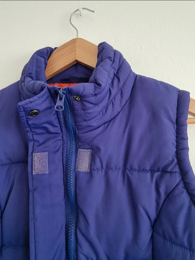 Chaleco acolchado azul