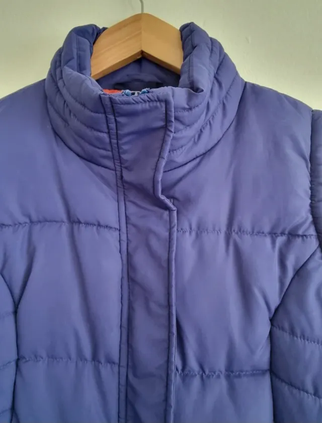 Chaleco acolchado azul