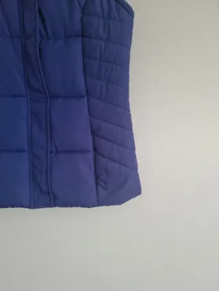Chaleco acolchado azul