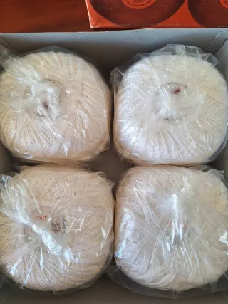 Hilo Tridalia Super Algodón Blanco 200gramos