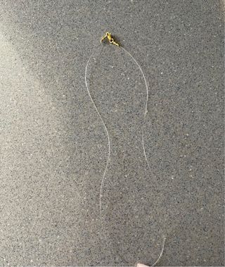 Gargantilla hilo para colgante.Cierre oro 18kt