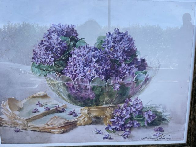 Cuadro precioso con marco espectacular