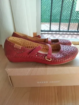 Pikolinos Bailarinas Mujer Talla 40 Rojas