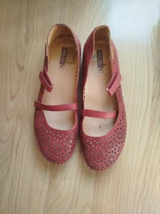 Pikolinos Bailarinas Mujer Talla 40 Rojas