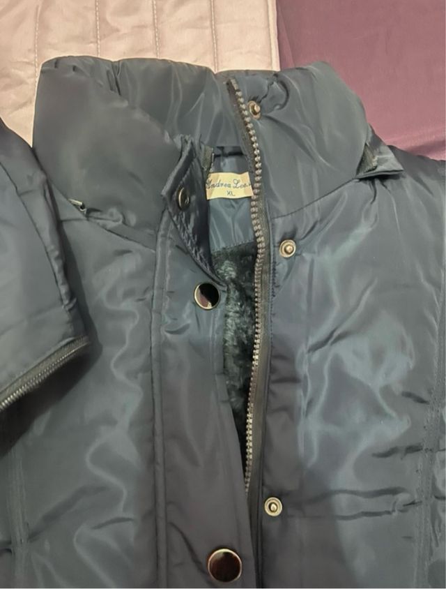 Chaquetón azul marino mujer XL