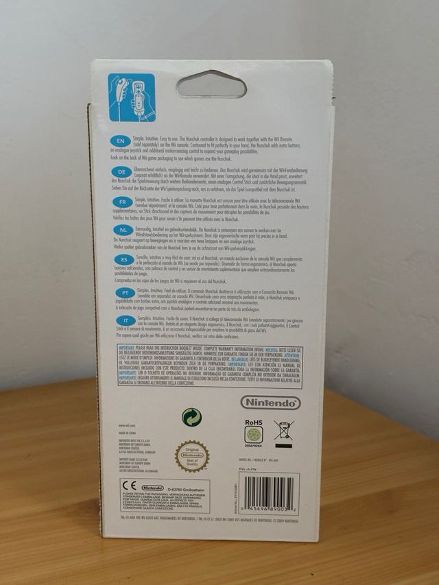 Mando Nunchuk Original Nintendo Wii