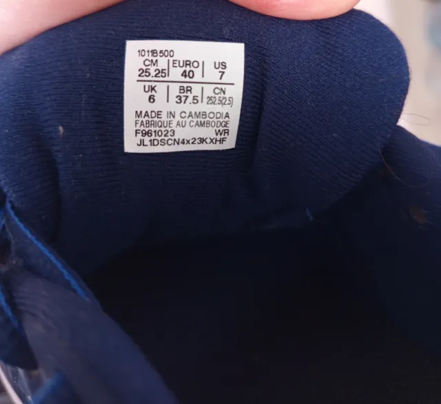 Zapatillas Asics Azul Talla 40