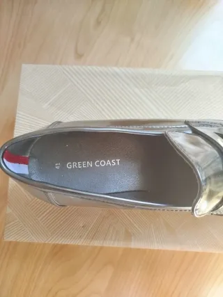 Mocasines de charol Green Coast Negros Talla 41