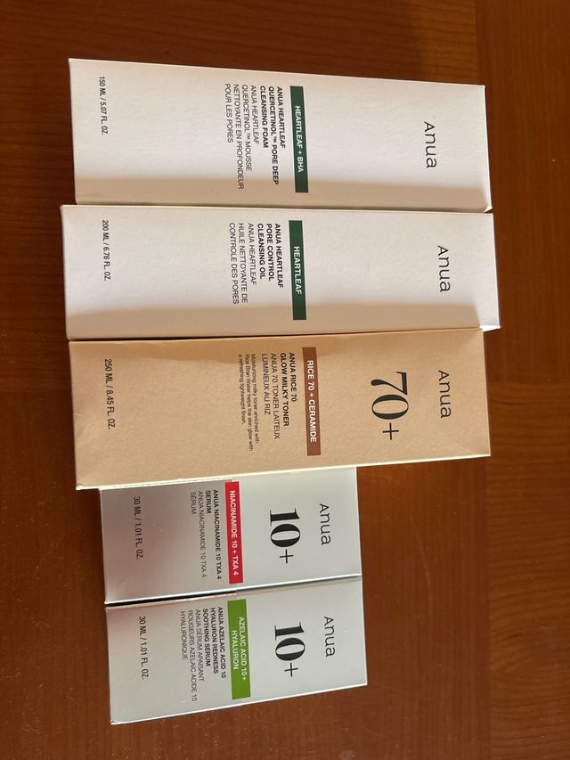 Rutina skincare Anua Heartleaf y más