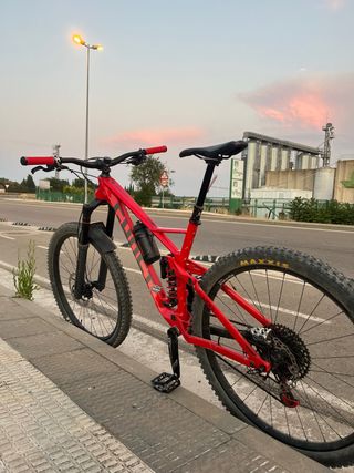 Ghost Enduro Bicicleta Montaña Roja