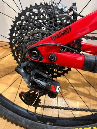 Ghost Enduro Bicicleta Montaña Roja