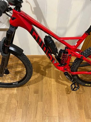 Ghost Enduro Bicicleta Montaña Roja
