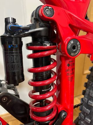 Ghost Enduro Bicicleta Montaña Roja