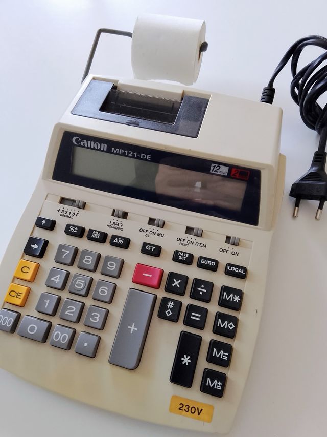 Calculadora Vintage decoración