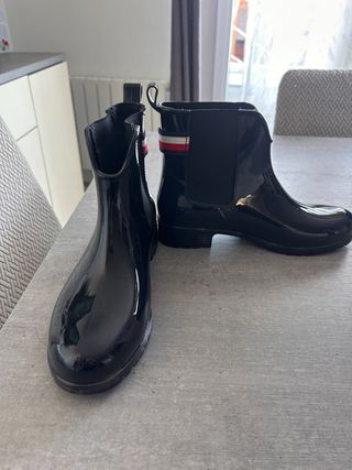Botas de agua Tommy Hilfiger negras