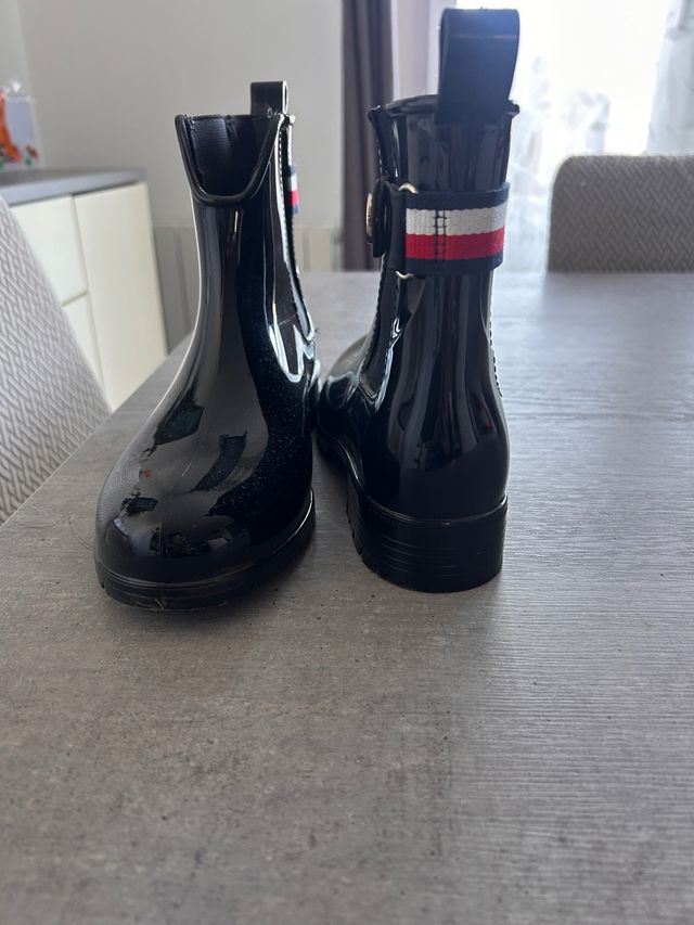Botas de agua Tommy Hilfiger negras