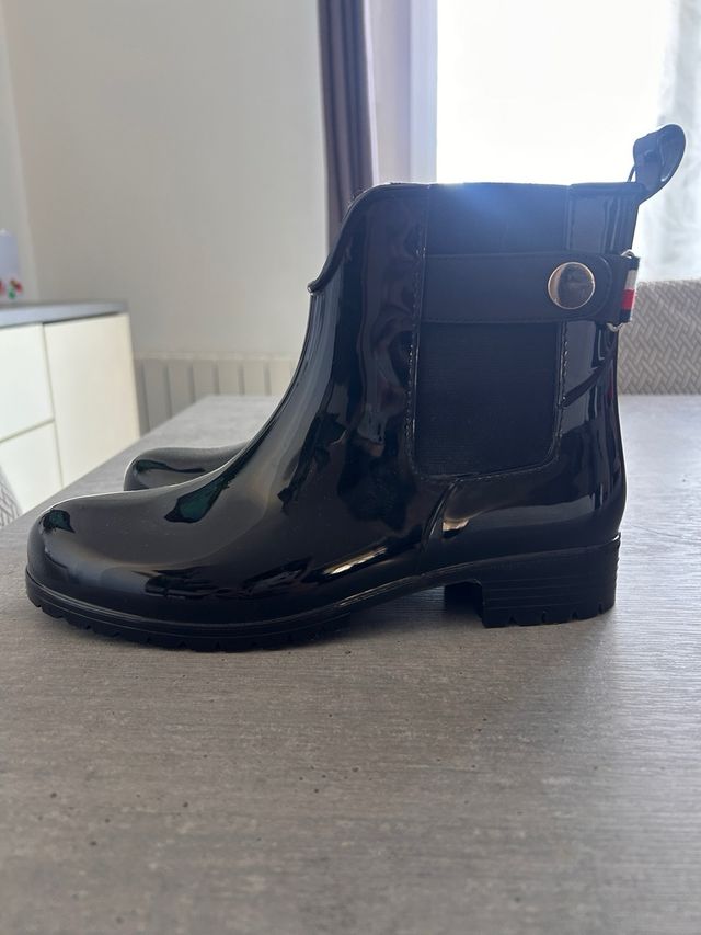 Botas de agua Tommy Hilfiger negras