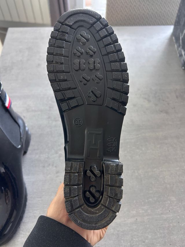 Botas de agua Tommy Hilfiger negras