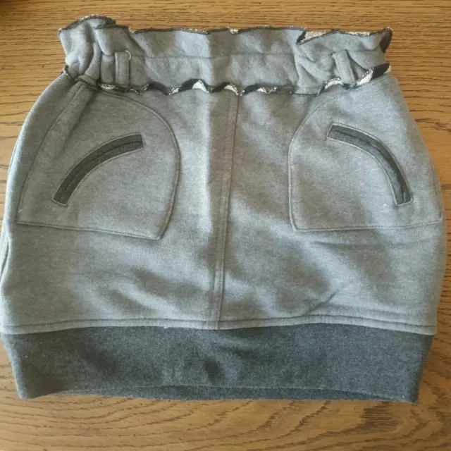 Minigonna grigia casual