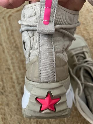 Zapatillas Converse Beige y Rosa