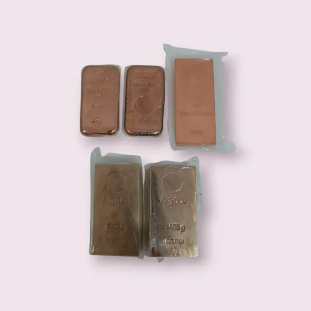 Lingotes de Bronce y Cobre